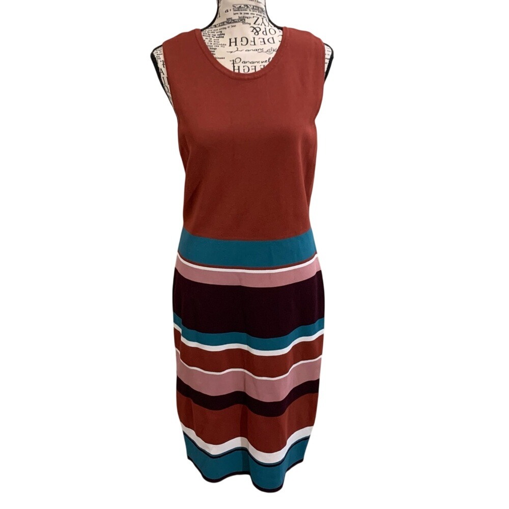 New York & Company Rust Knit‎ Top